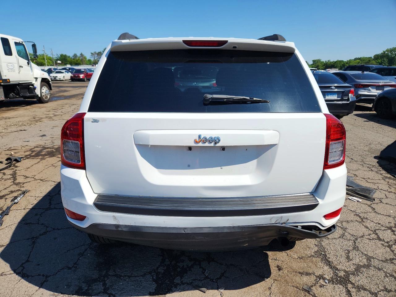 2012 Jeep Compass Sport Белый vin: 1C4NJCBA0CD553822