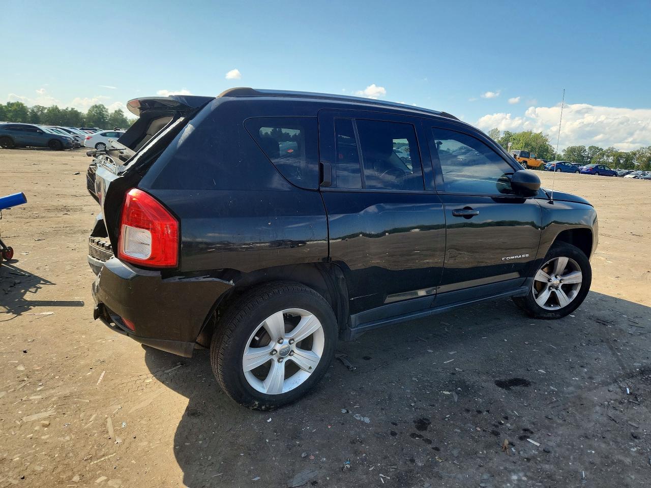 2012 Jeep Compass Sport Black vin: 1C4NJCBA0CD576324