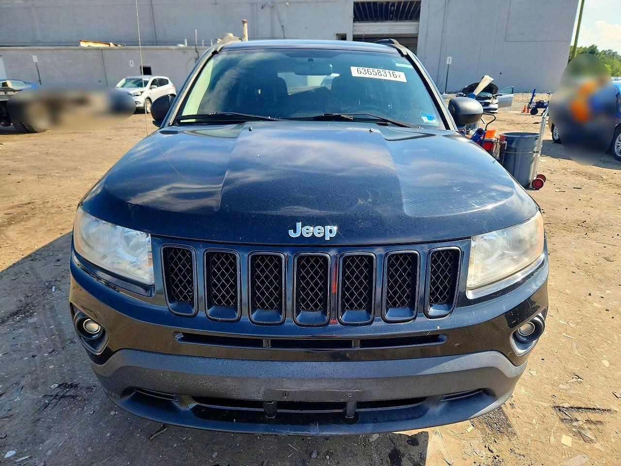 2012 Jeep Compass Sport Black vin: 1C4NJCBA0CD576324