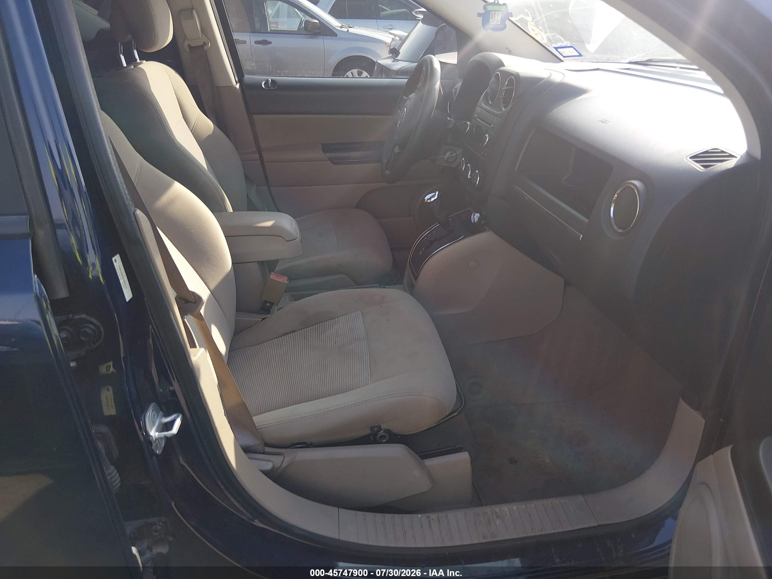 2012 Jeep Compass Sport Dark Blue vin: 1C4NJCBA0CD622511