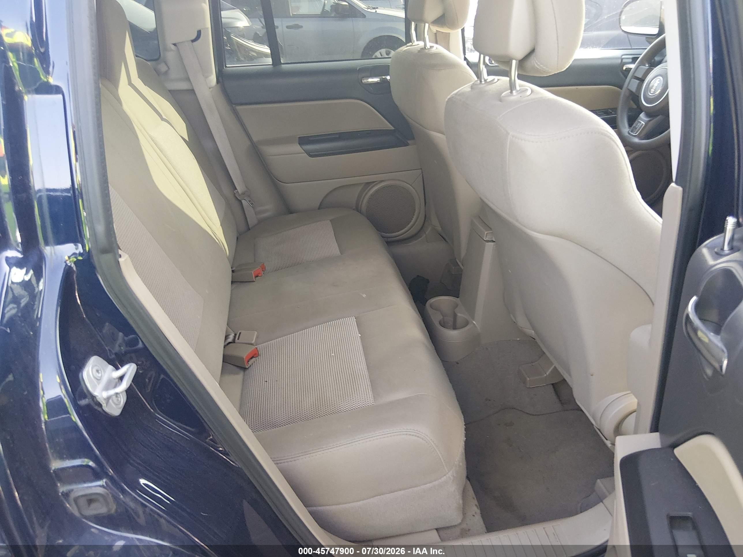 2012 Jeep Compass Sport Dark Blue vin: 1C4NJCBA0CD622511