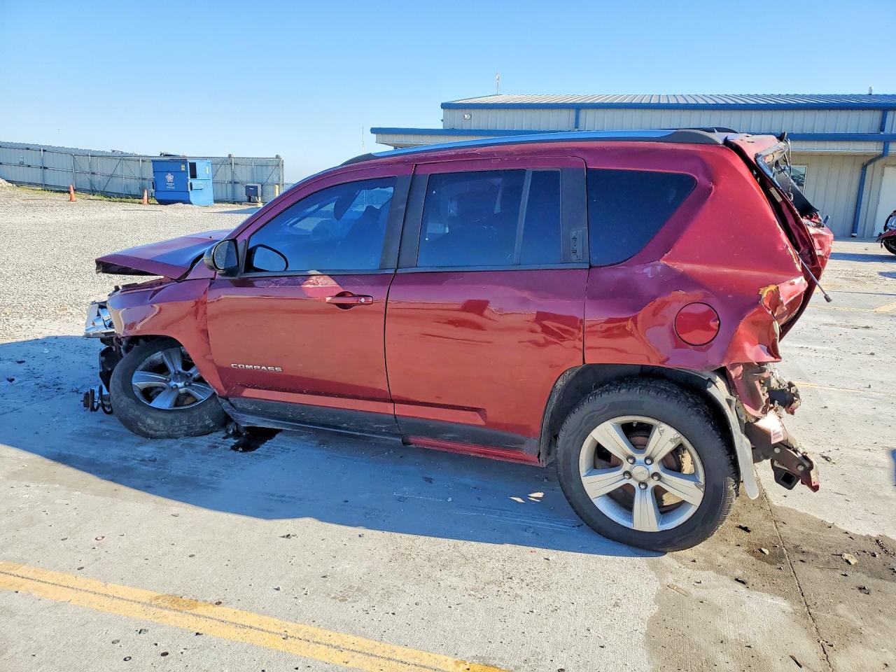 2012 Jeep Compass Sport Burgundy vin: 1C4NJCBA0CD678092