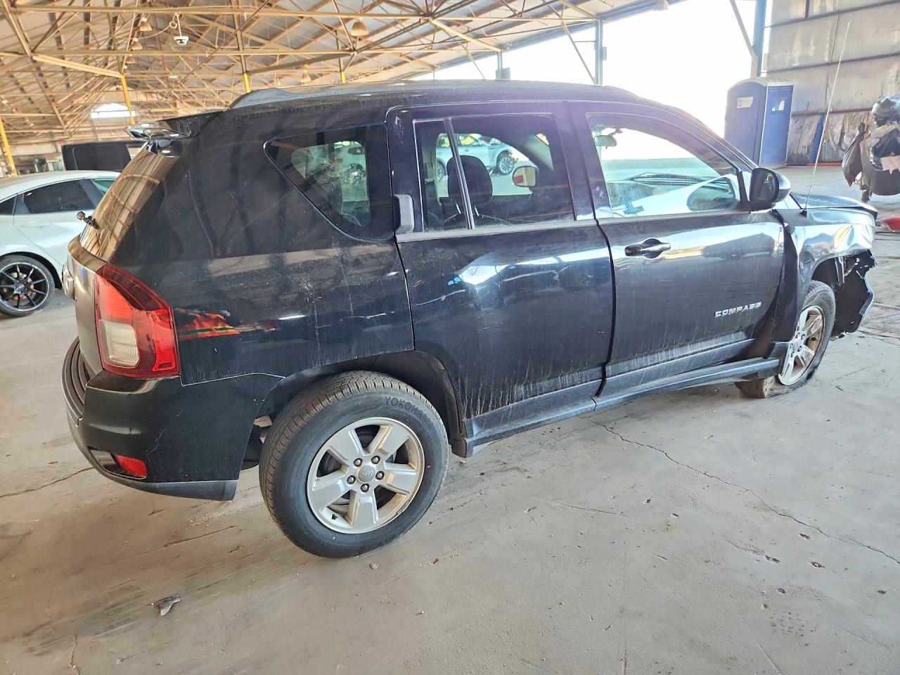 2014 Jeep Compass Black vin: 1C4NJCBA0ED573832