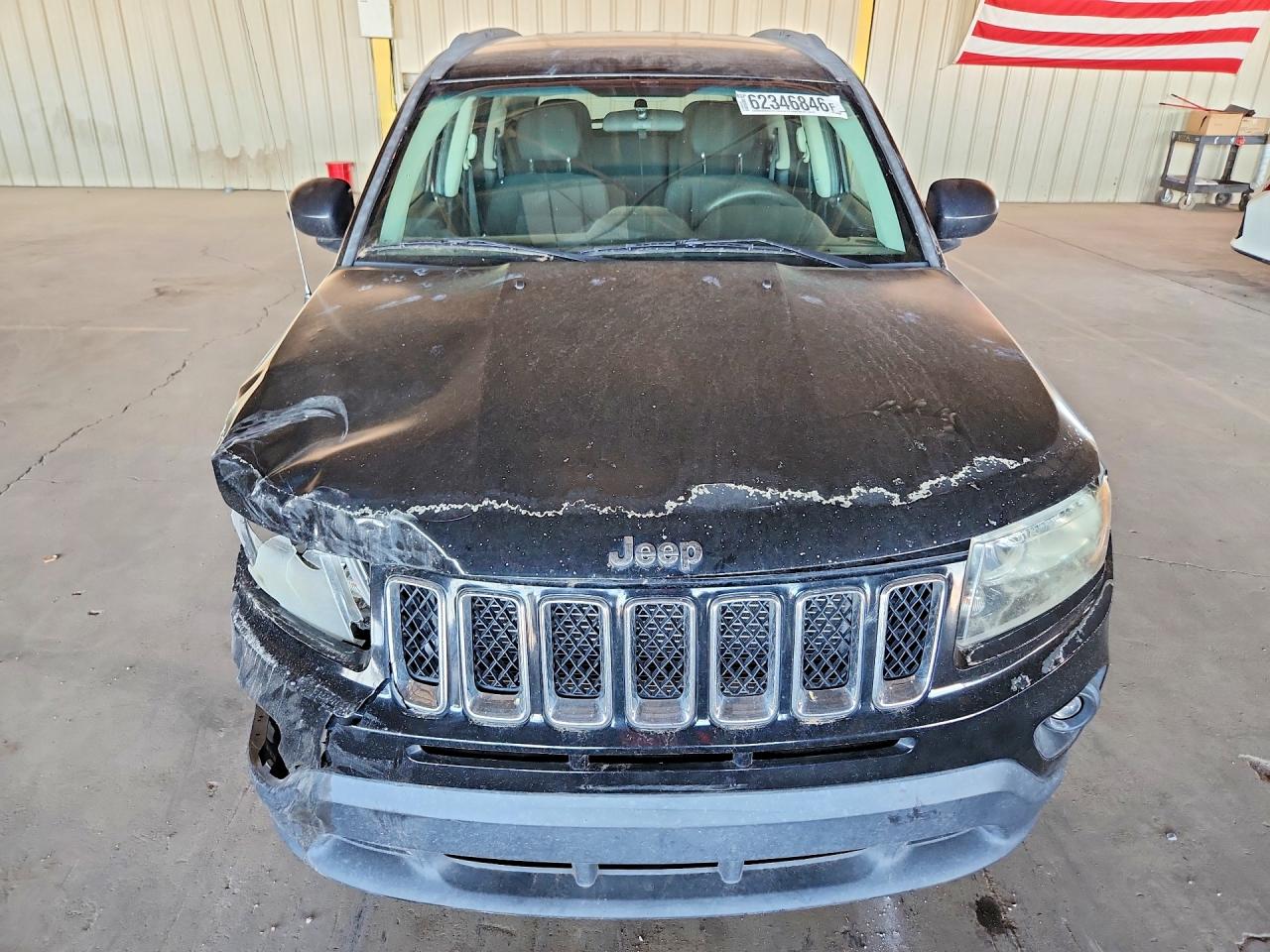 2014 Jeep Compass Black vin: 1C4NJCBA0ED573832