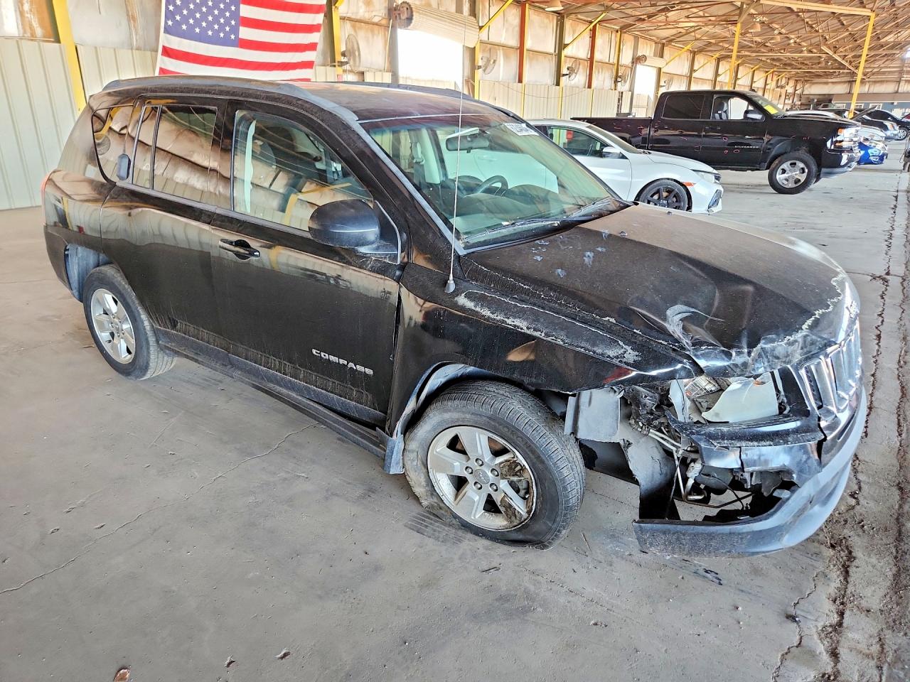 2014 Jeep Compass Black vin: 1C4NJCBA0ED573832