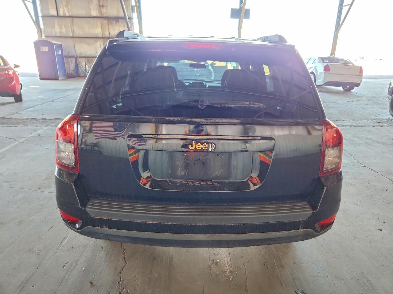 2014 Jeep Compass Black vin: 1C4NJCBA0ED573832