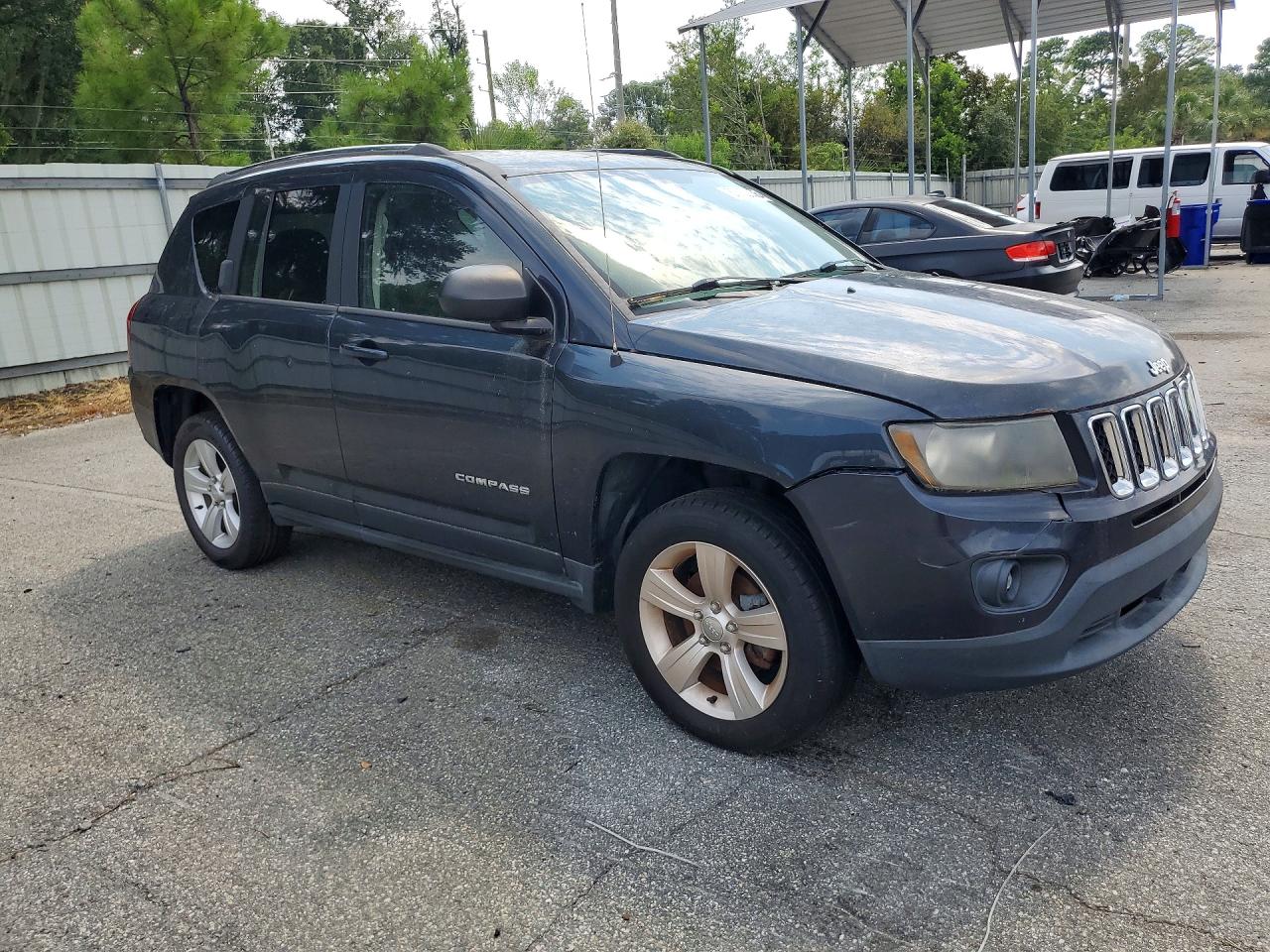 2014 Jeep Compass Sport Blue vin: 1C4NJCBA0ED666124