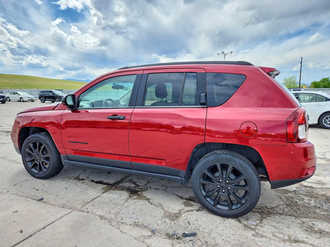 2015 Jeep Compass Sport Red vin: 1C4NJCBA0FD152565