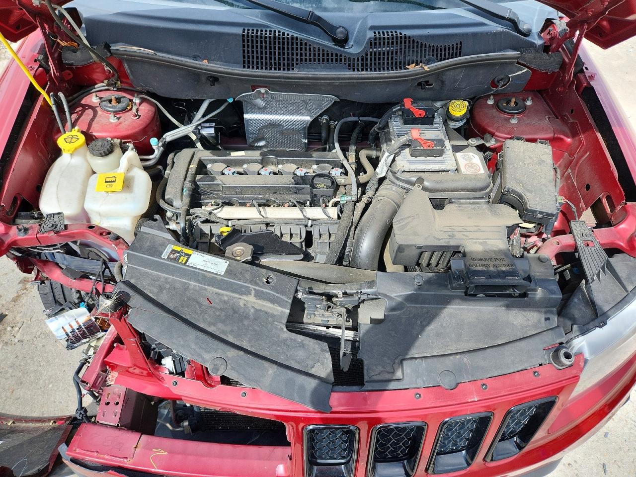 2015 Jeep Compass Sport Red vin: 1C4NJCBA0FD152565