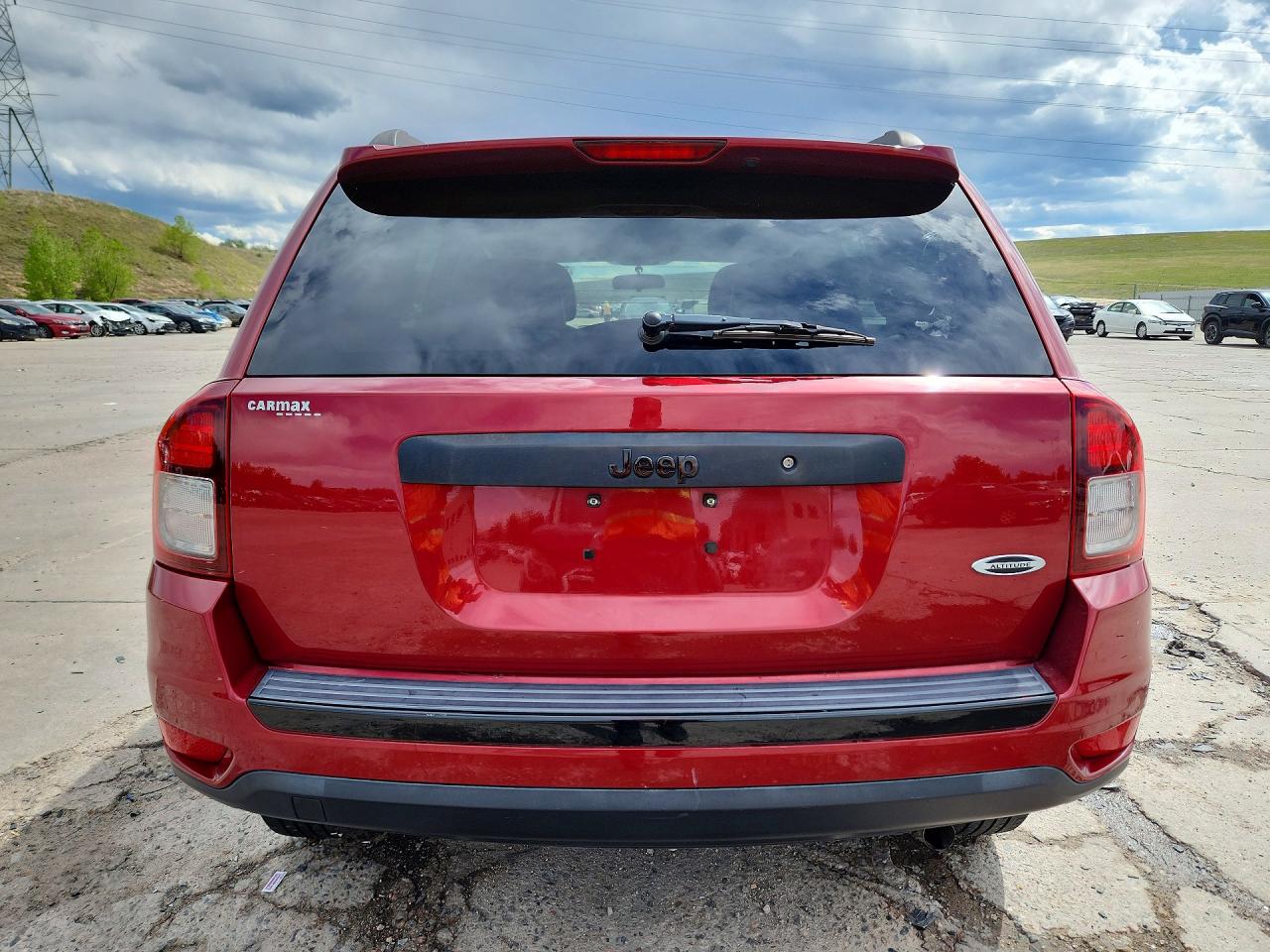 2015 Jeep Compass Sport Red vin: 1C4NJCBA0FD152565