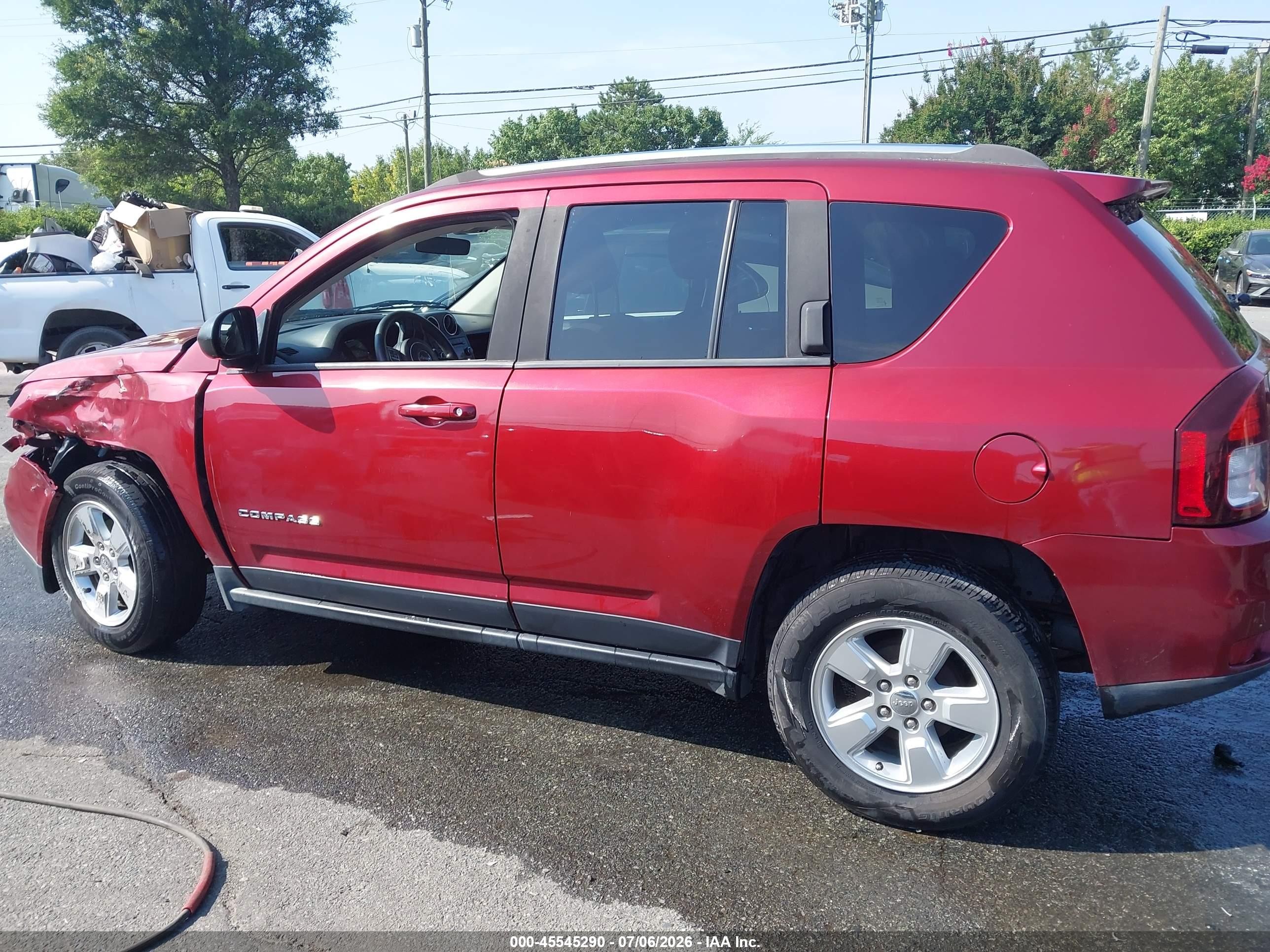 2015 Jeep Compass Sport Красный vin: 1C4NJCBA0FD170659