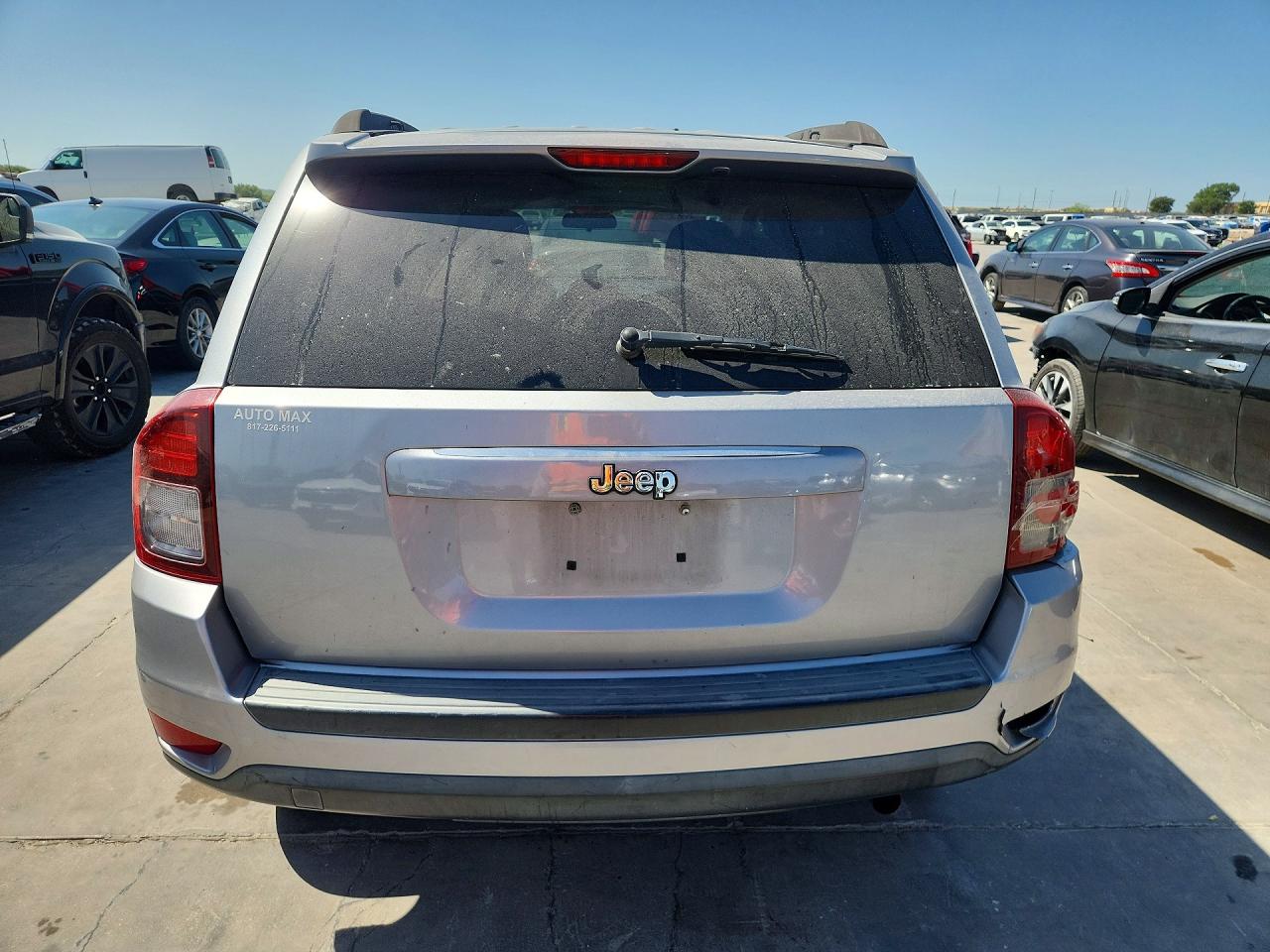 2015 Jeep Compass Sport Silver vin: 1C4NJCBA0FD219178