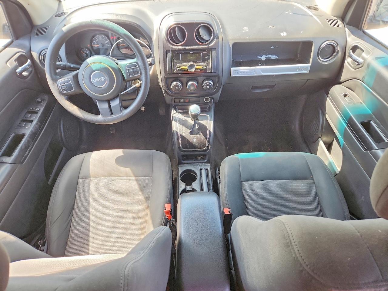 2015 Jeep Compass Sport Silver vin: 1C4NJCBA0FD219178