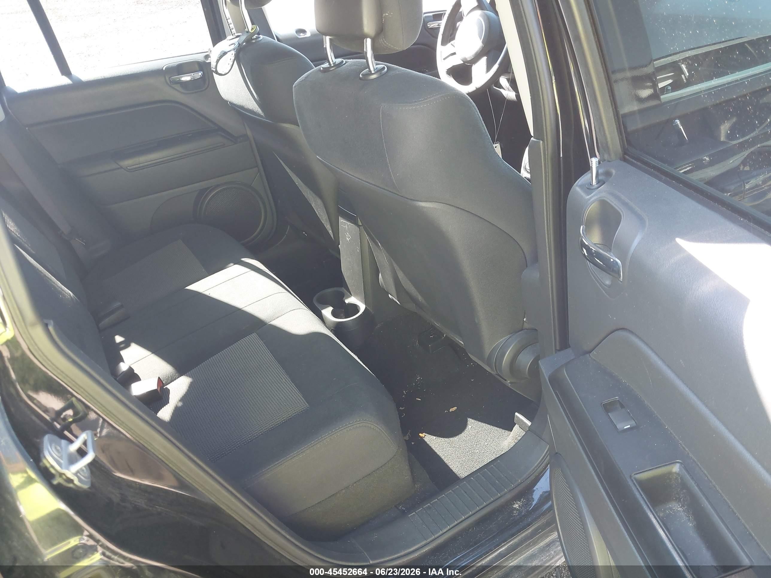 2012 Jeep Compass Sport Black vin: 1C4NJCBA1CD580110