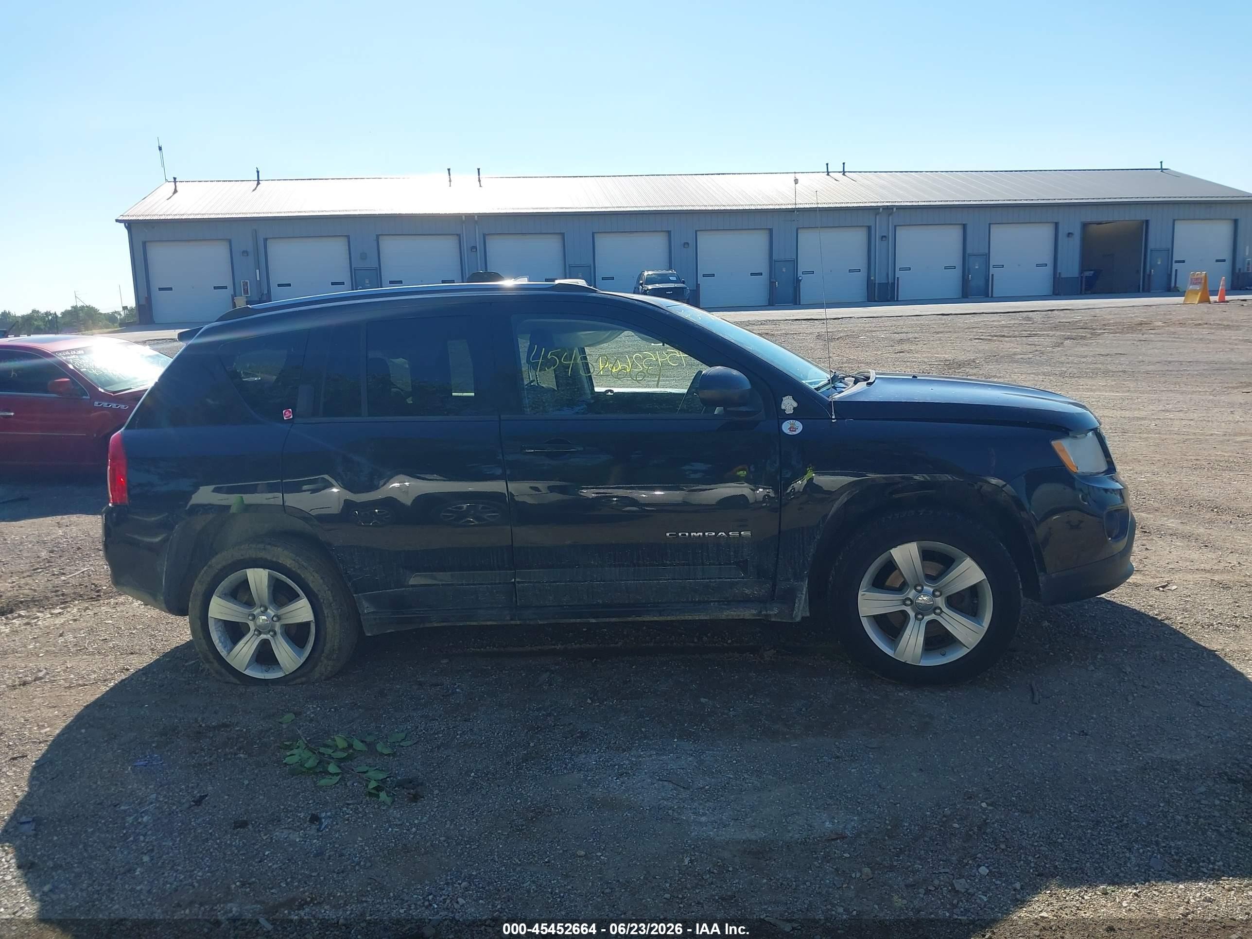 2012 Jeep Compass Sport Black vin: 1C4NJCBA1CD580110