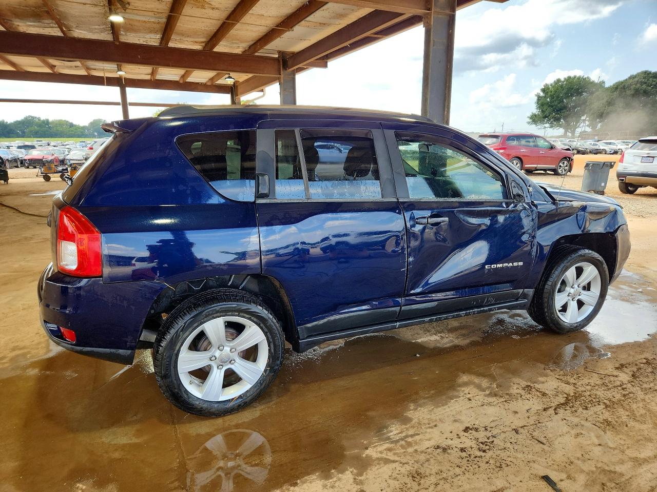 2012 Jeep Compass Sport Blue vin: 1C4NJCBA1CD678652