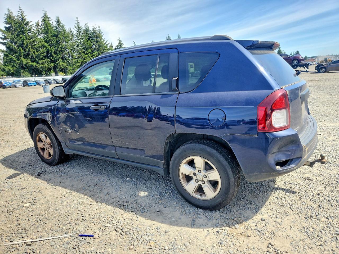 2014 Jeep Compass Sport Blue vin: 1C4NJCBA1ED553007