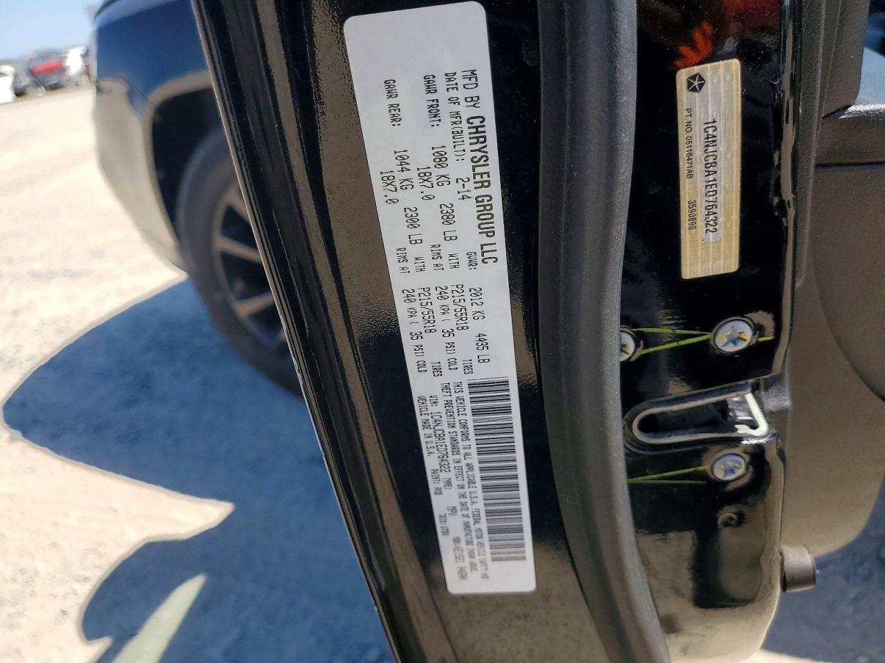 2014 Jeep Compass Sport Black vin: 1C4NJCBA1ED764322