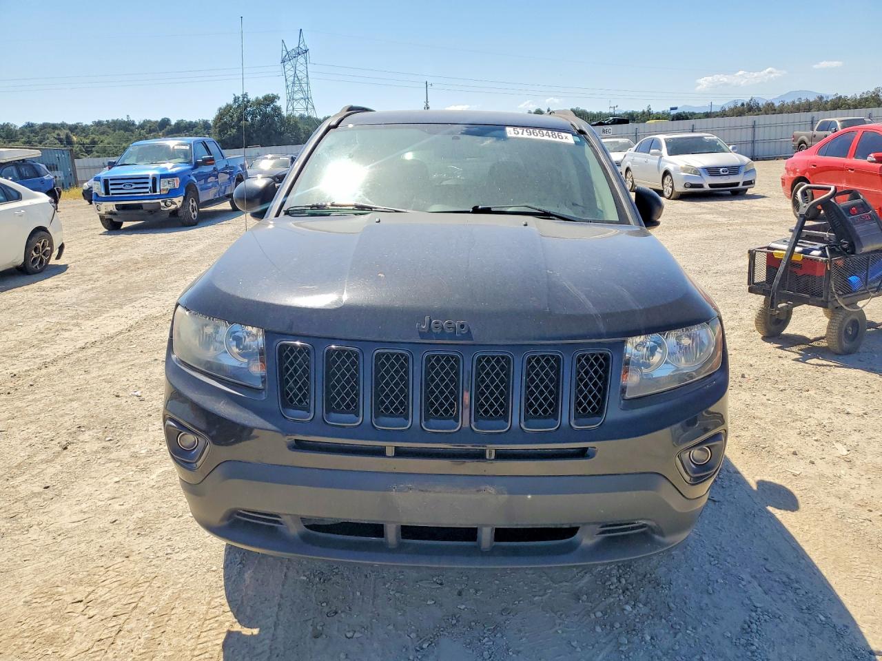 2014 Jeep Compass Sport Black vin: 1C4NJCBA1ED764322