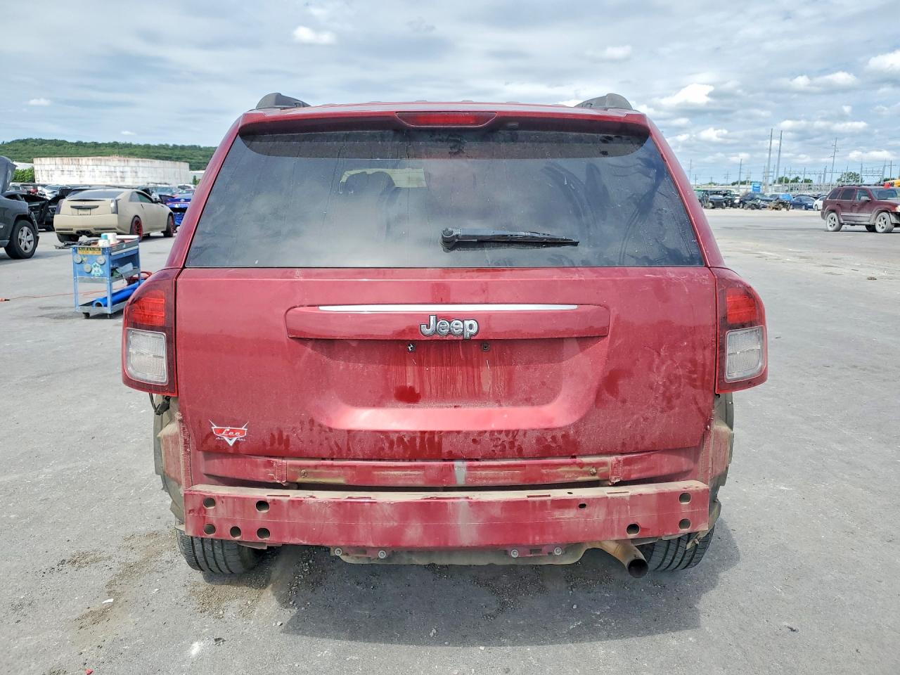 2015 Jeep Compass Sport Maroon vin: 1C4NJCBA1FD313697