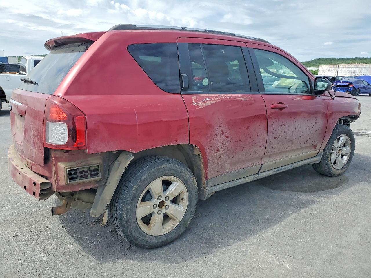 2015 Jeep Compass Sport Maroon vin: 1C4NJCBA1FD313697