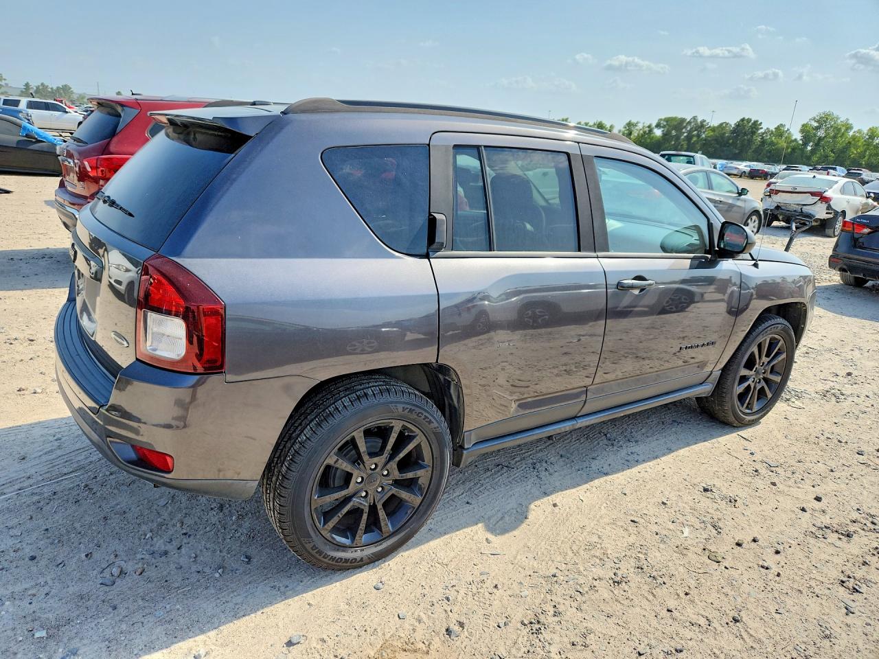 2015 Jeep Compass Sport Gray vin: 1C4NJCBA1FD428252