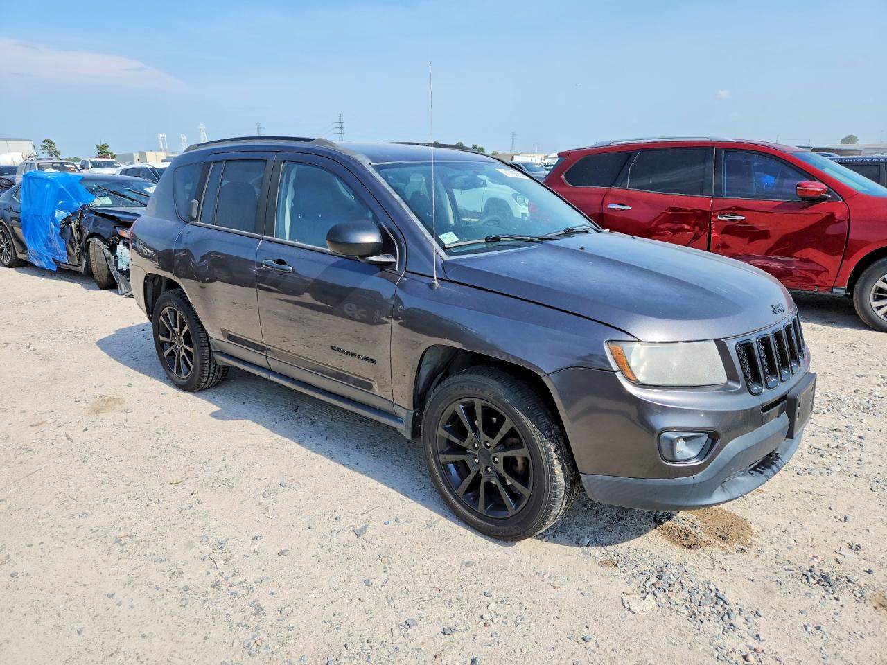 2015 Jeep Compass Sport Gray vin: 1C4NJCBA1FD428252