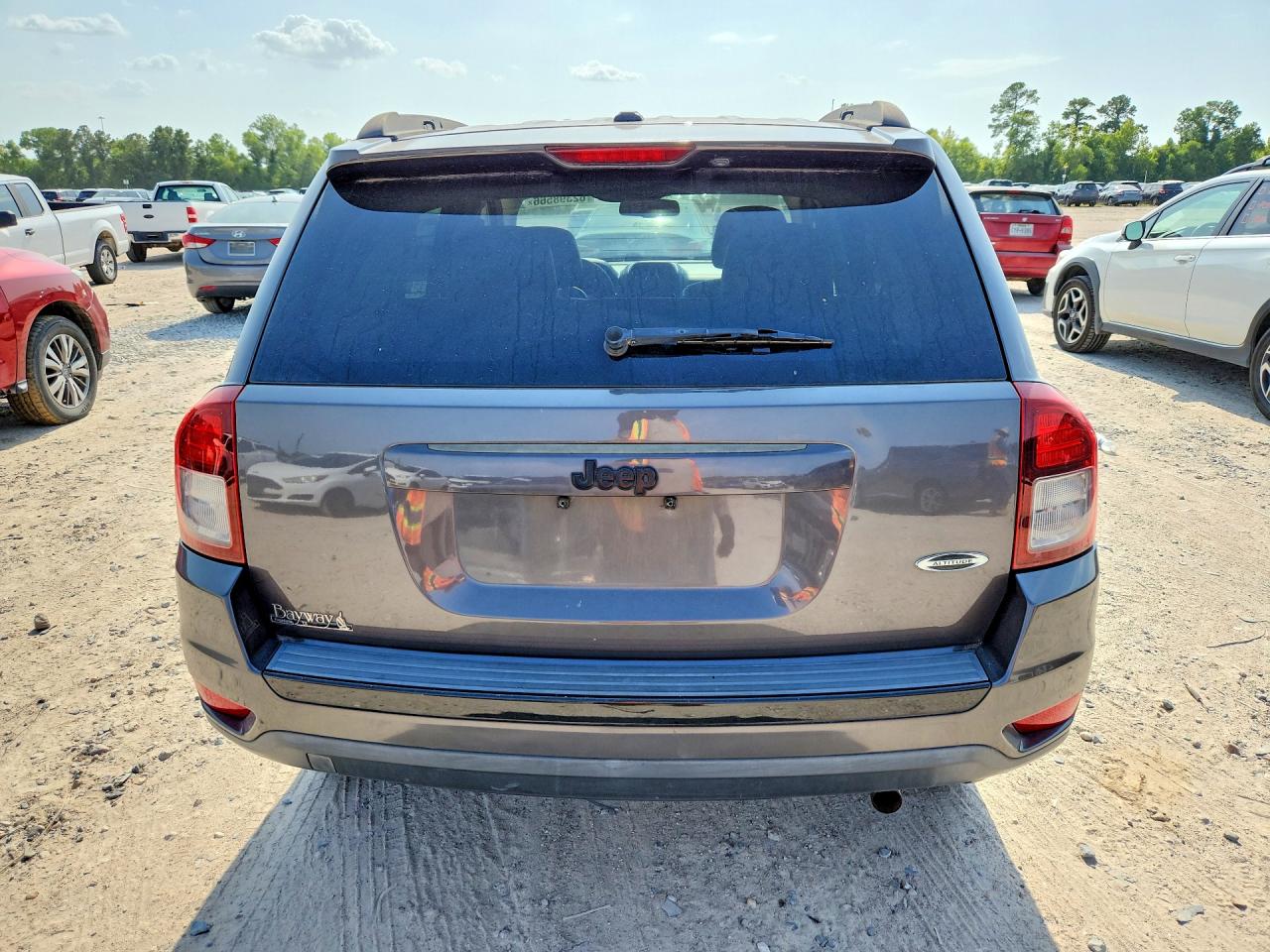 2015 Jeep Compass Sport Gray vin: 1C4NJCBA1FD428252
