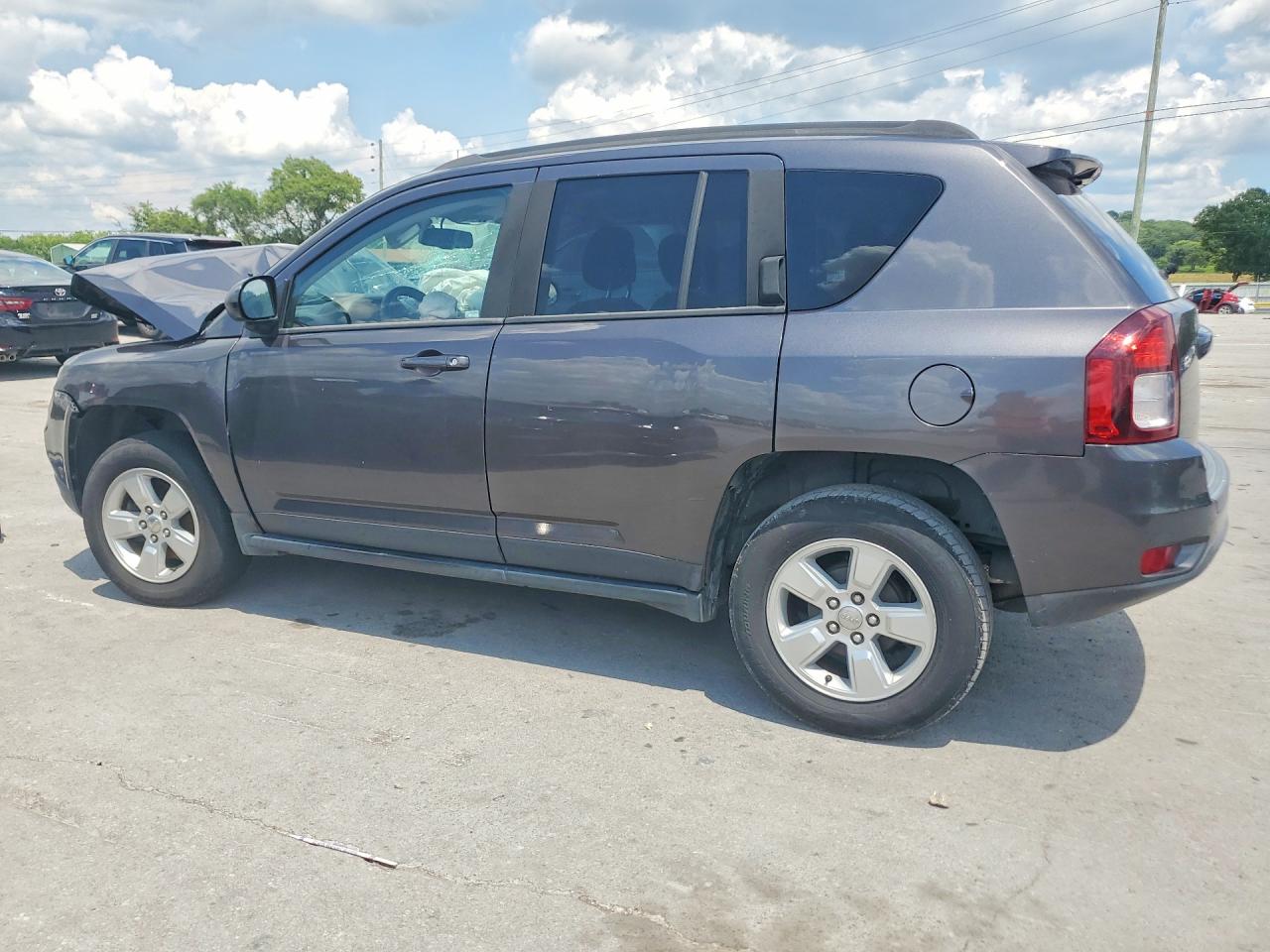 2016 Jeep Compass Sport Gray vin: 1C4NJCBA1GD547629