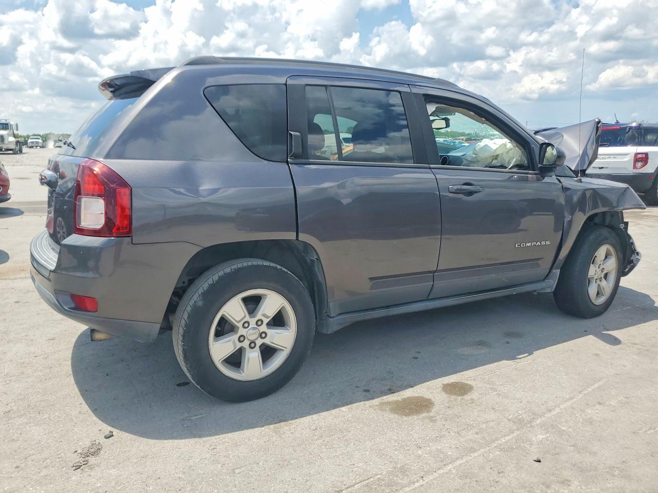 2016 Jeep Compass Sport Gray vin: 1C4NJCBA1GD547629