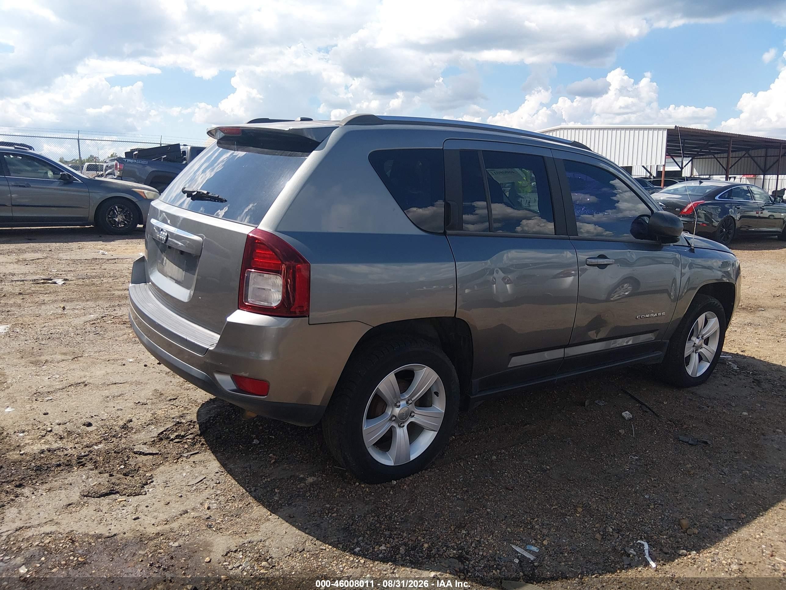 2014 Jeep Compass Sport Green vin: 1C4NJCBA2ED504169