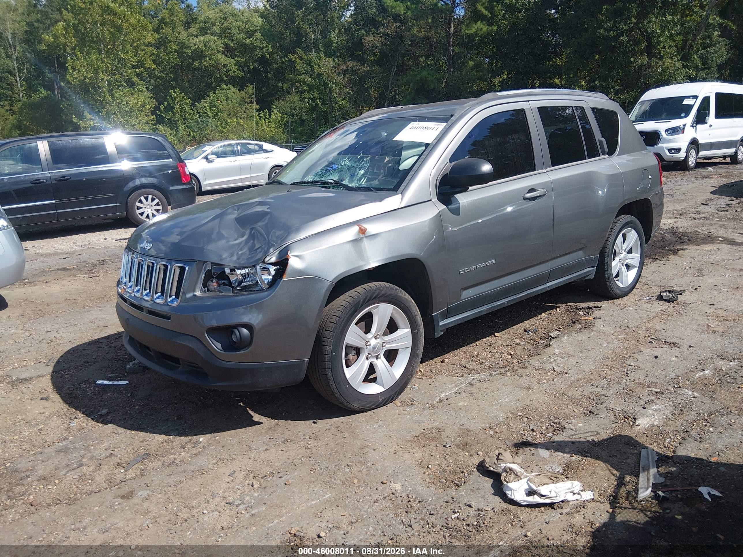 2014 Jeep Compass Sport Green vin: 1C4NJCBA2ED504169