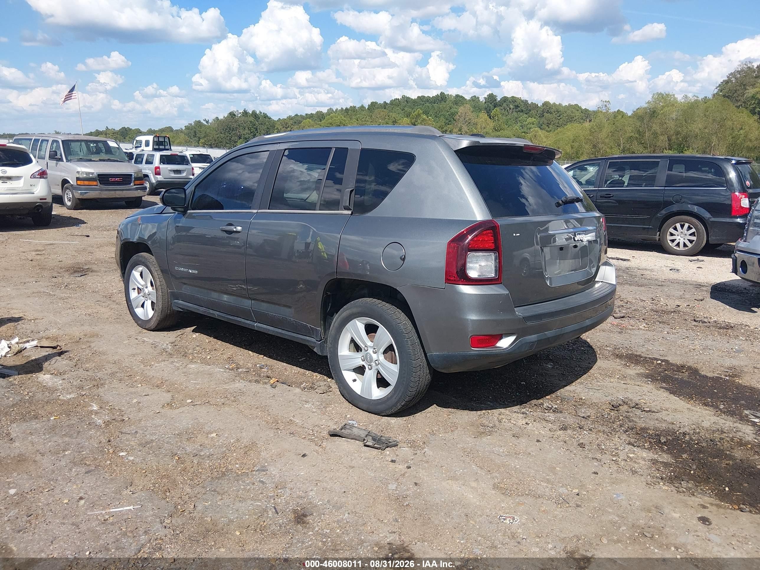 2014 Jeep Compass Sport Green vin: 1C4NJCBA2ED504169