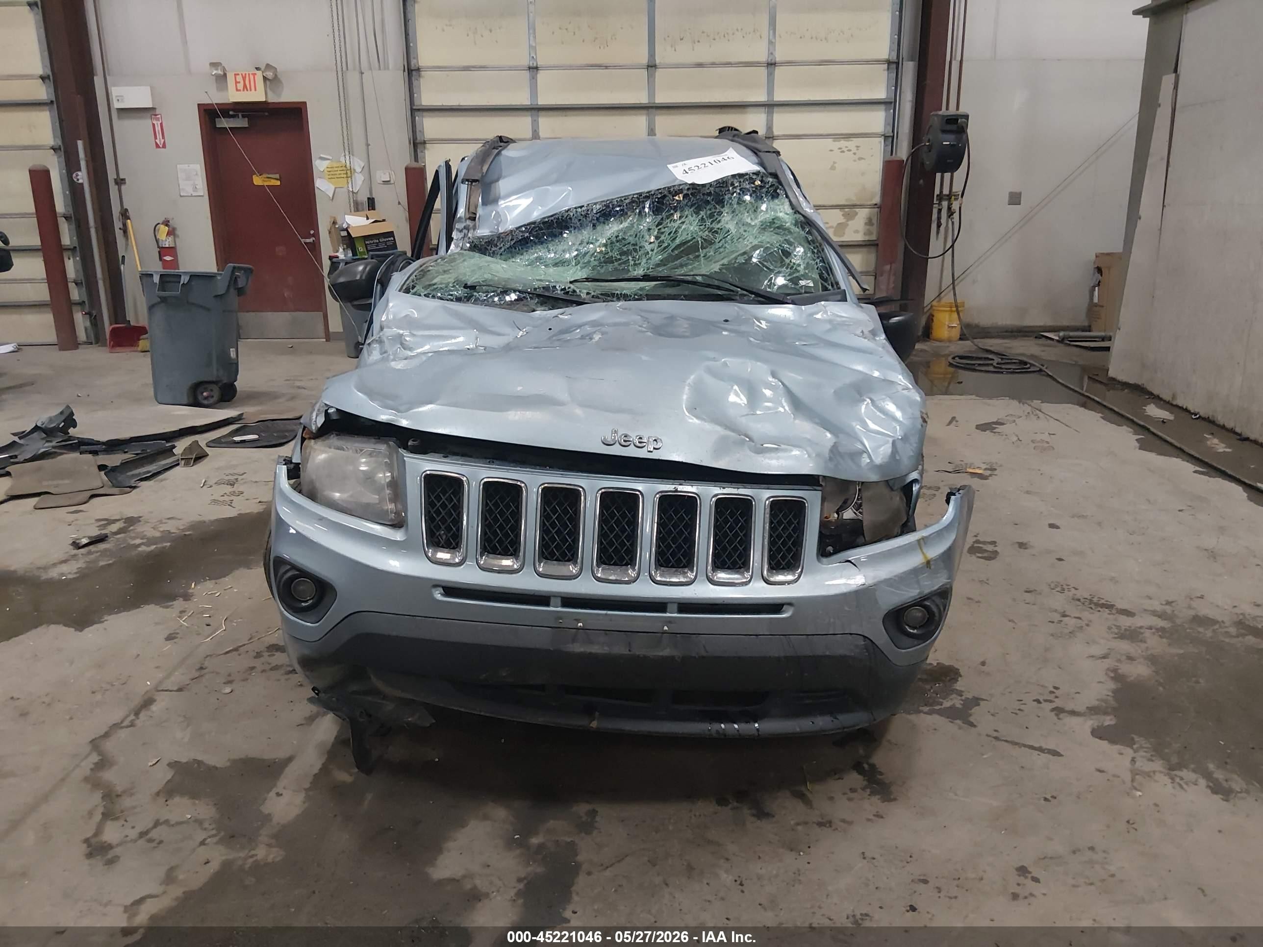 2014 Jeep Compass Sport Blue vin: 1C4NJCBA2ED511199