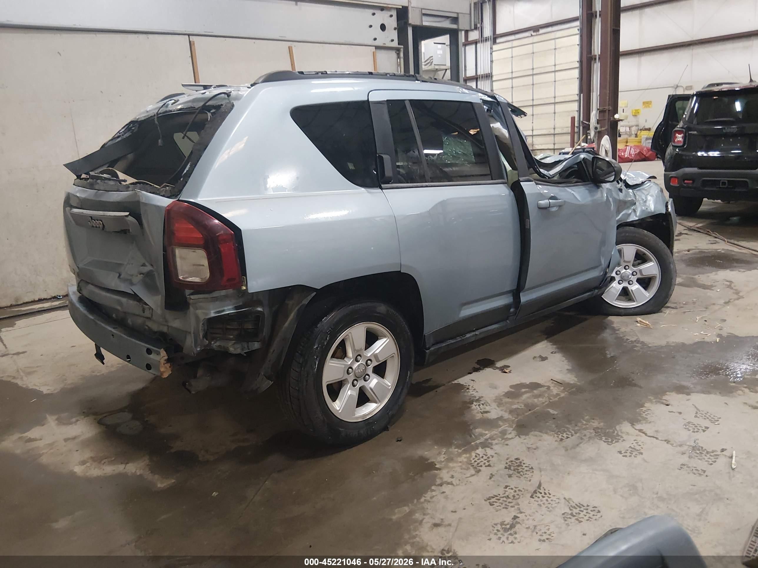 2014 Jeep Compass Sport Blue vin: 1C4NJCBA2ED511199