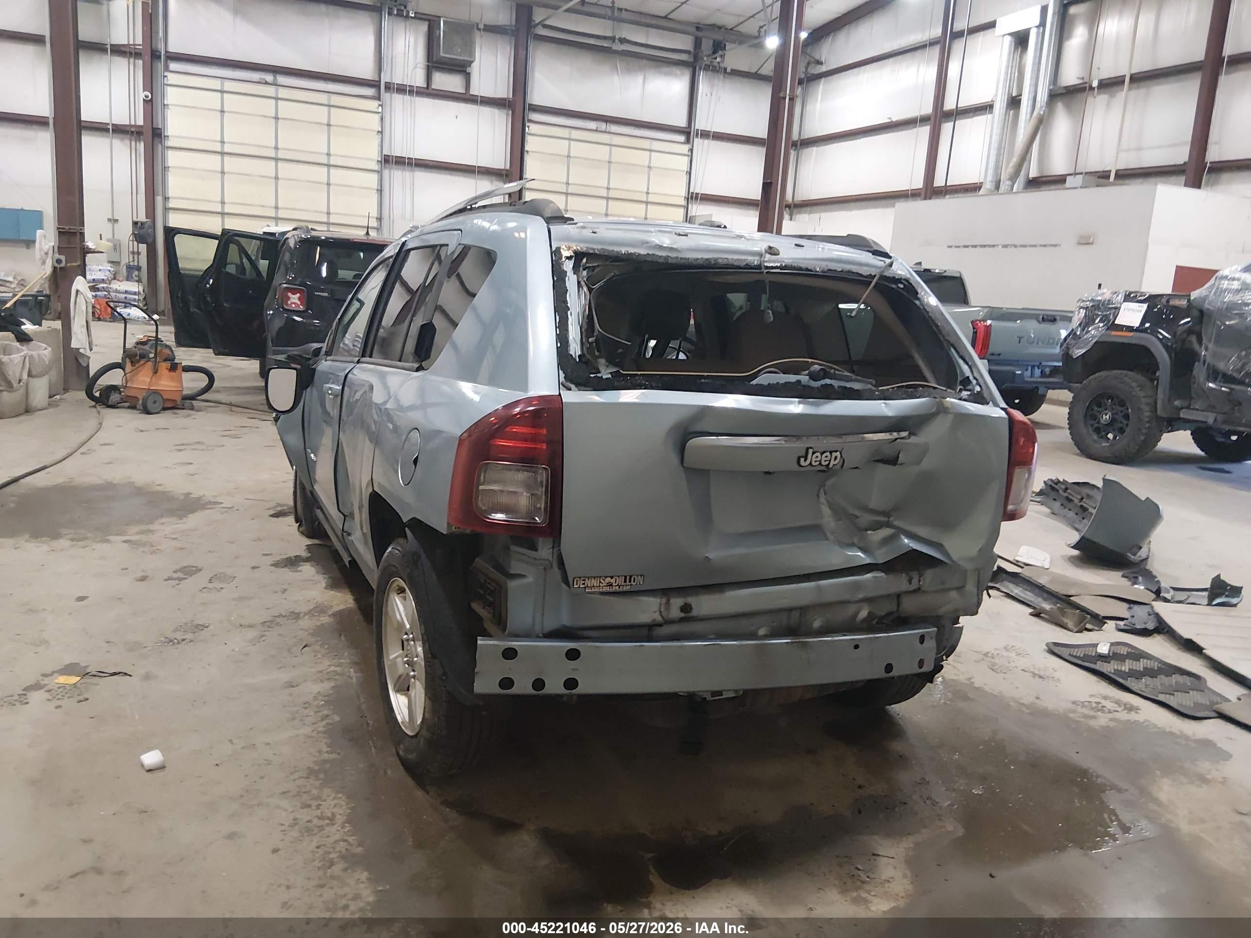 2014 Jeep Compass Sport Blue vin: 1C4NJCBA2ED511199