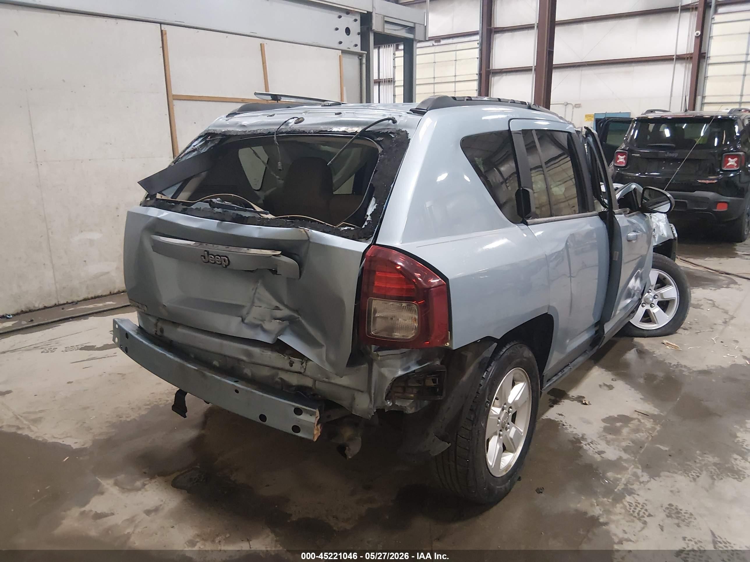 2014 Jeep Compass Sport Blue vin: 1C4NJCBA2ED511199