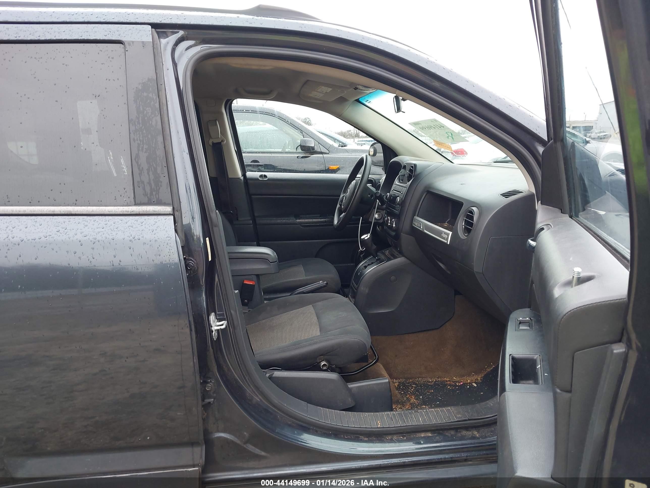 2014 Jeep Compass Sport Серый vin: 1C4NJCBA2ED552142