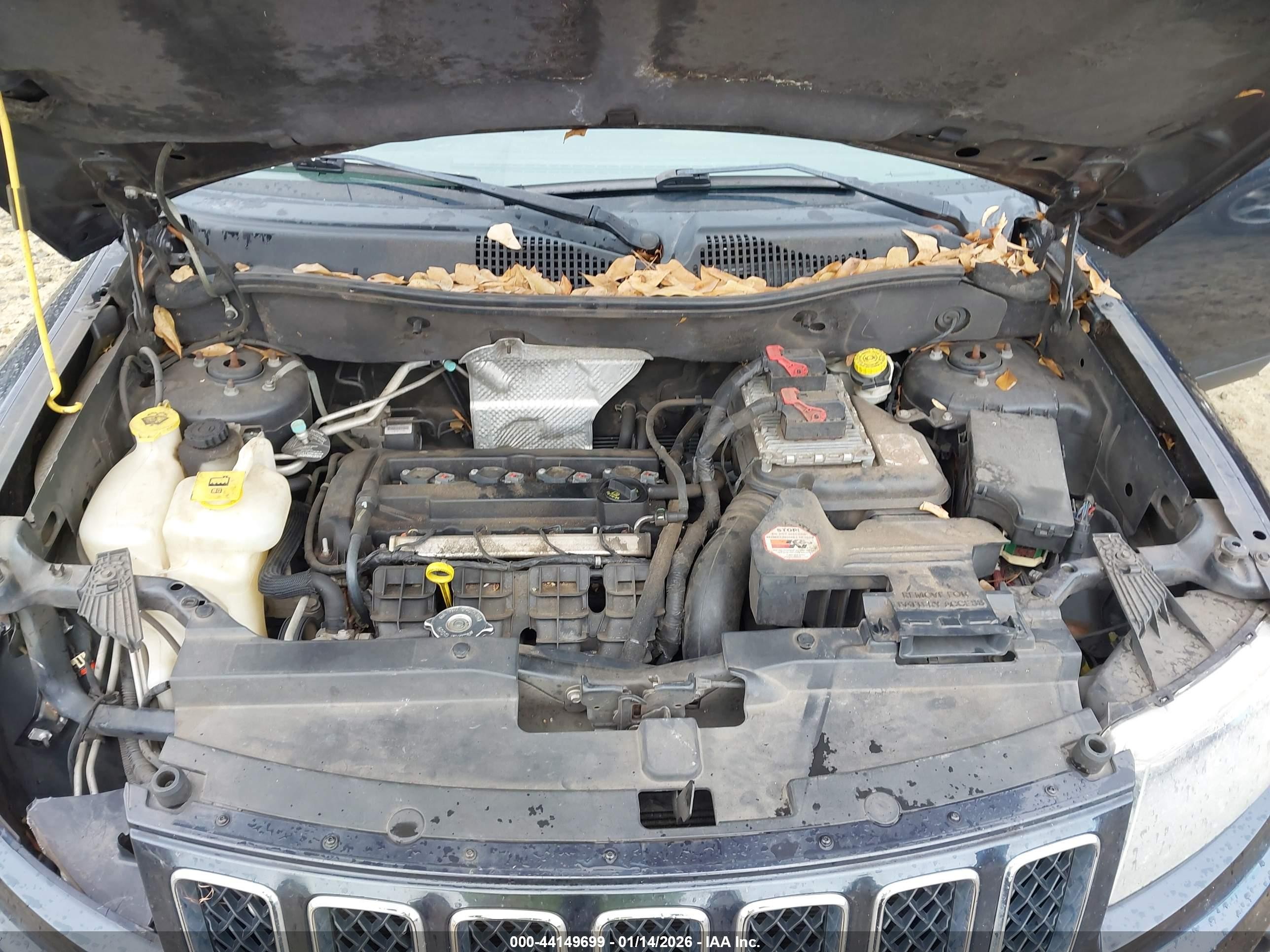 2014 Jeep Compass Sport Серый vin: 1C4NJCBA2ED552142