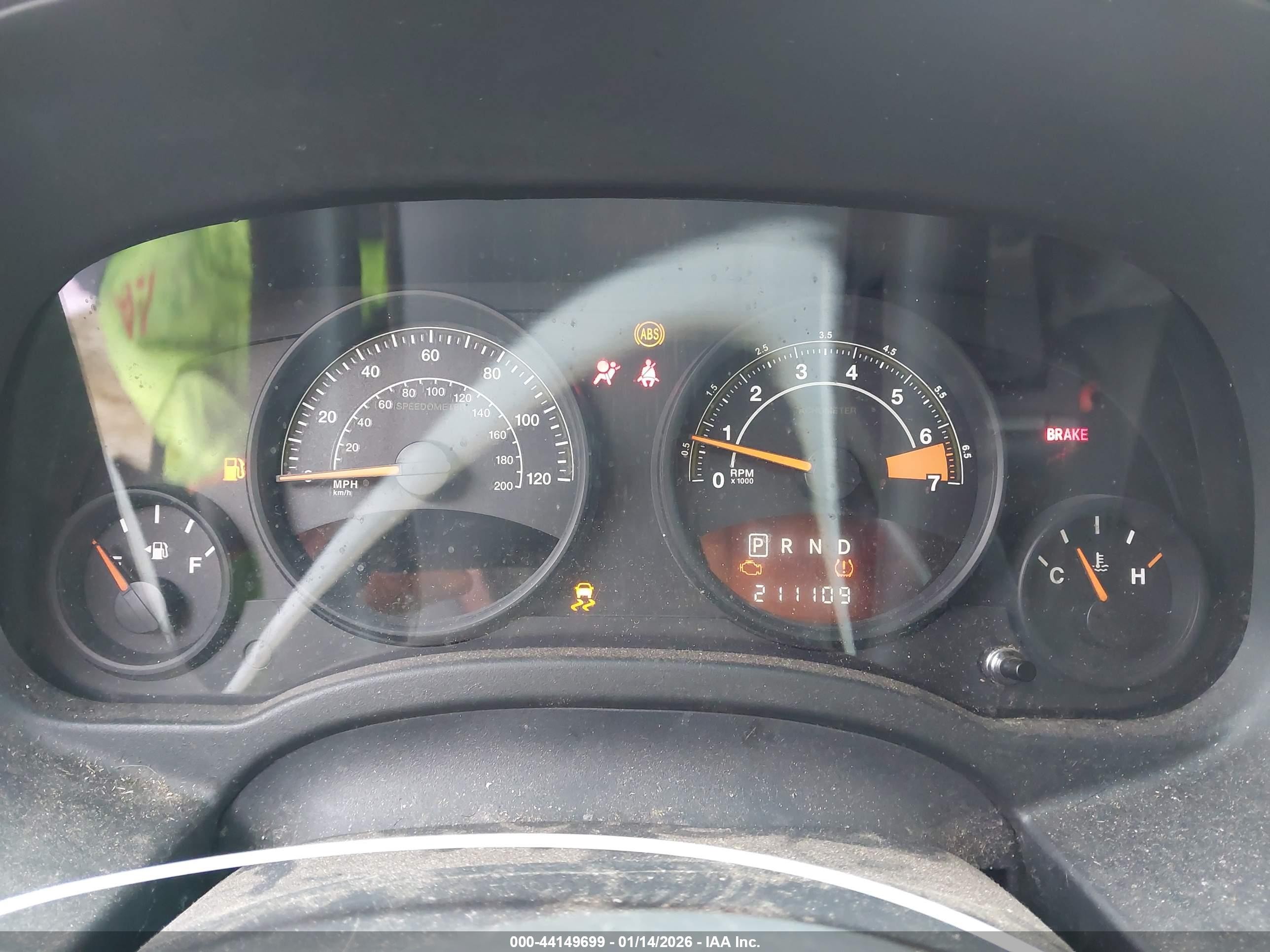 2014 Jeep Compass Sport Серый vin: 1C4NJCBA2ED552142