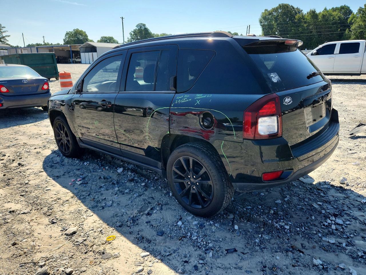 2014 Jeep Compass Sport Black vin: 1C4NJCBA2ED769660