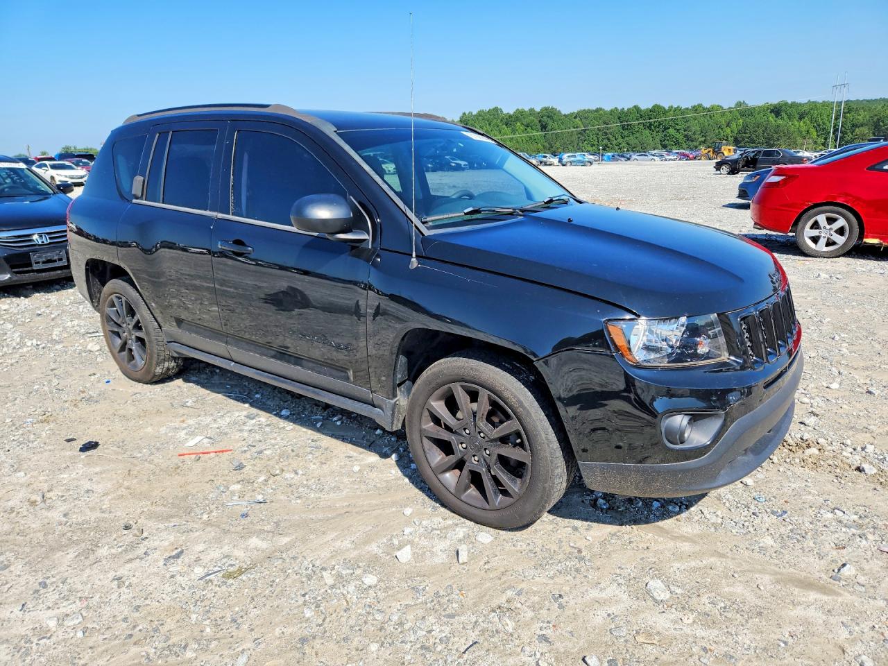 2014 Jeep Compass Sport Black vin: 1C4NJCBA2ED769660