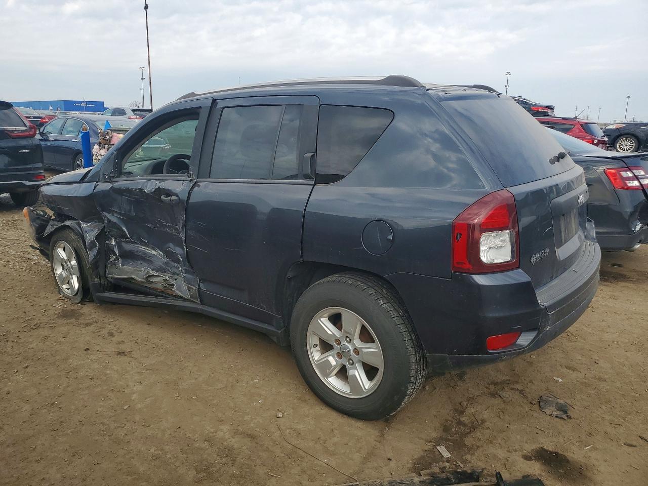2014 Jeep Compass Sport Угольный vin: 1C4NJCBA2ED796941