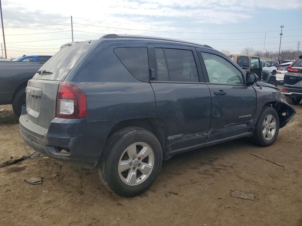 2014 Jeep Compass Sport Угольный vin: 1C4NJCBA2ED796941