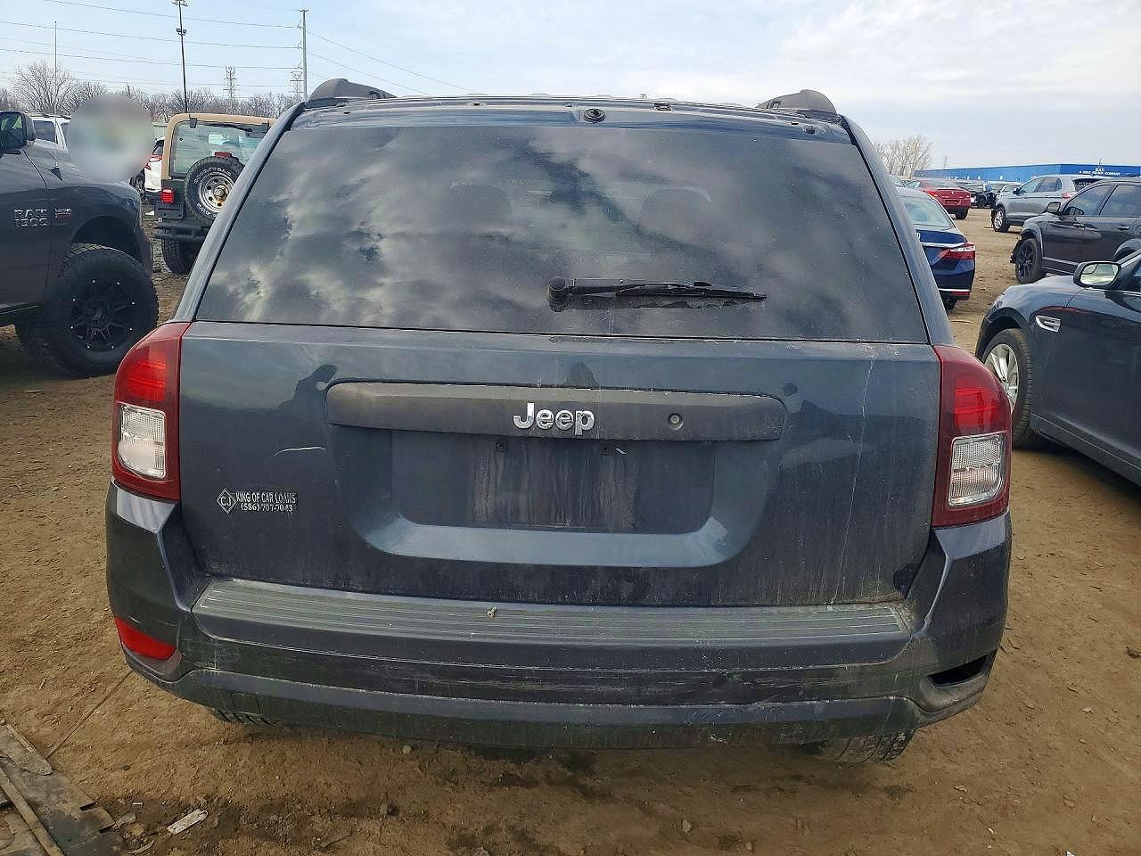 2014 Jeep Compass Sport Угольный vin: 1C4NJCBA2ED796941