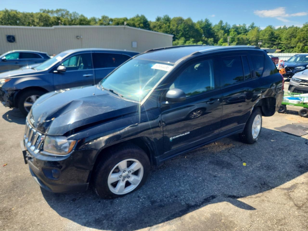 2015 Jeep Compass Sport Black vin: 1C4NJCBA2FD436716