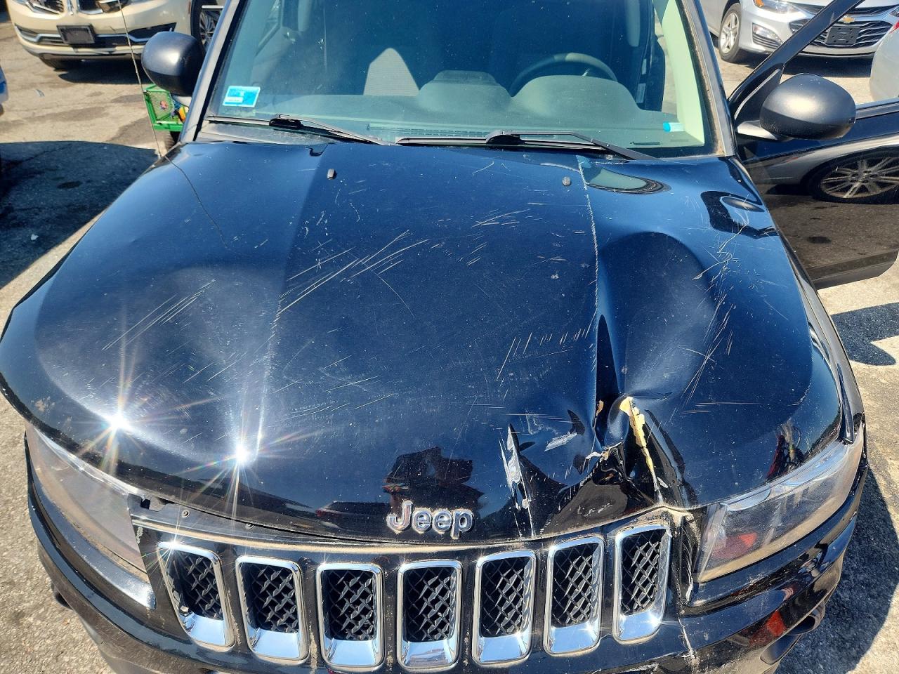 2015 Jeep Compass Sport Black vin: 1C4NJCBA2FD436716