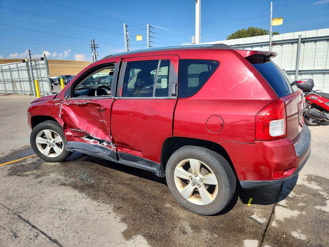 2012 Jeep Compass Sport Red vin: 1C4NJCBA3CD526811