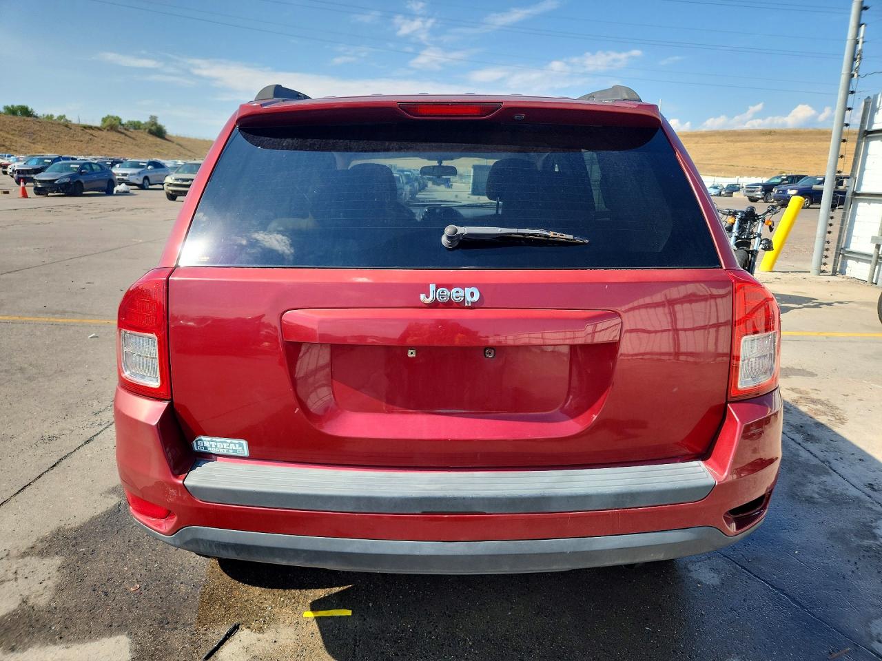 2012 Jeep Compass Sport Red vin: 1C4NJCBA3CD526811