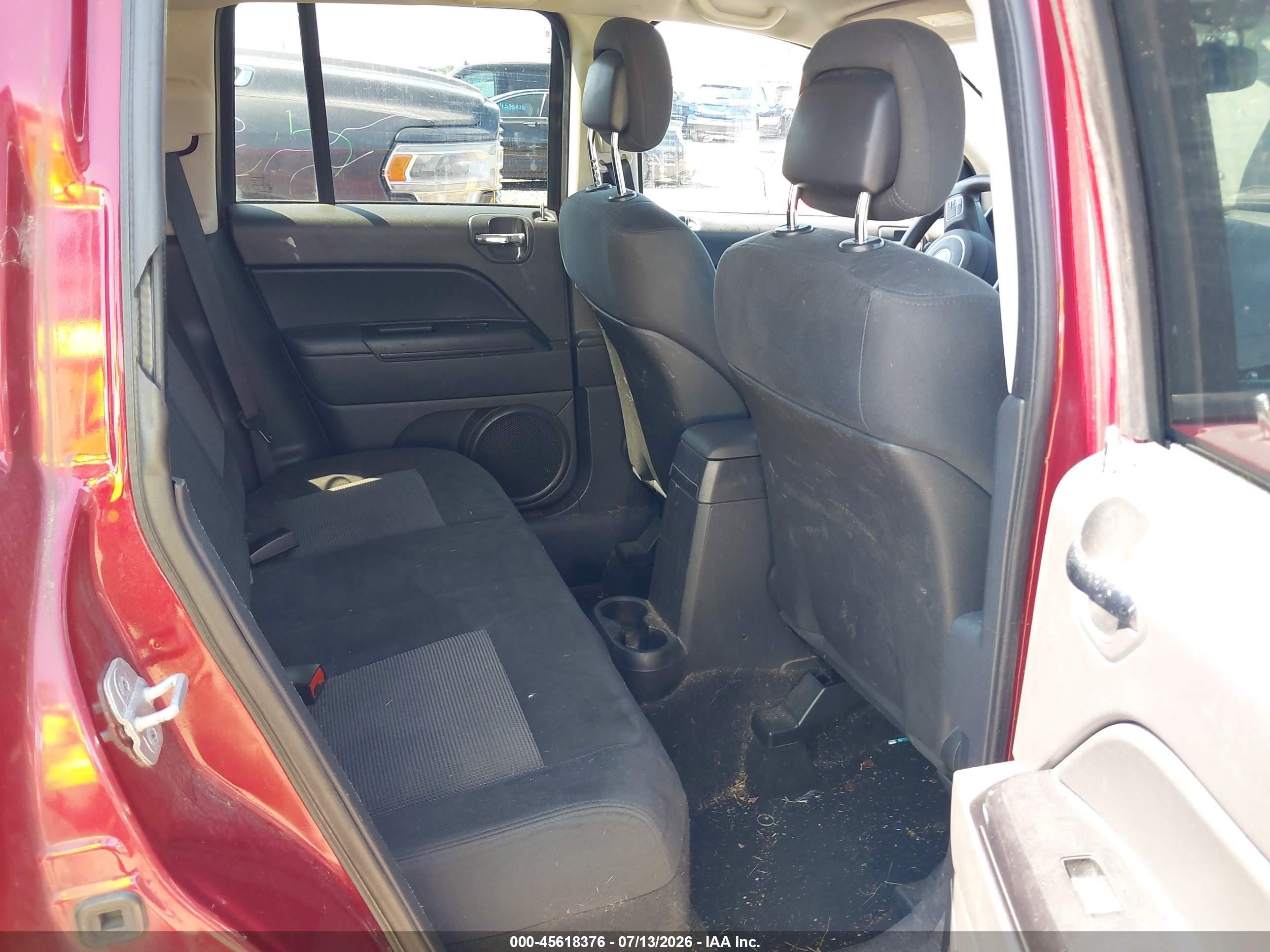 2012 Jeep Compass Sport Red vin: 1C4NJCBA3CD539610